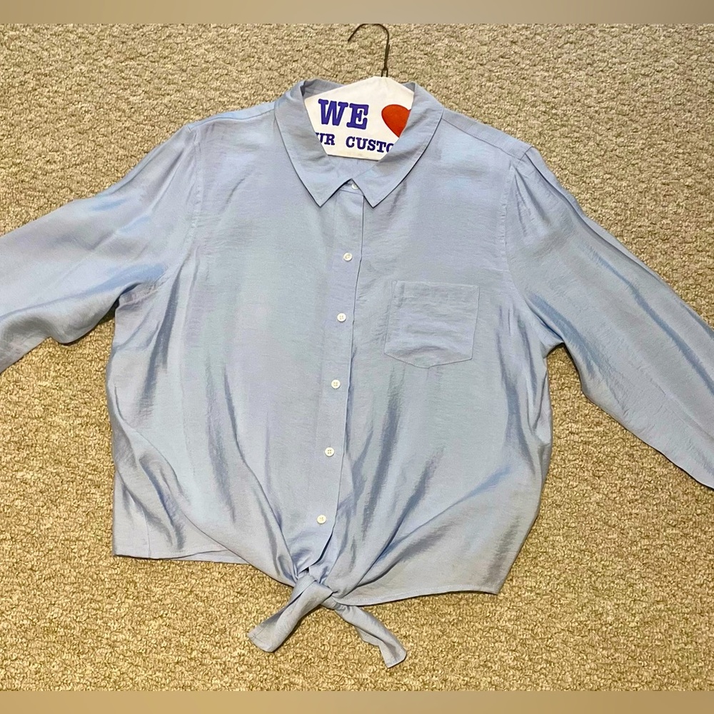 Button up Baby Blue